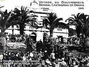 Beni-Saf - Voyage du Gouverneur General Chataigneau - 1945